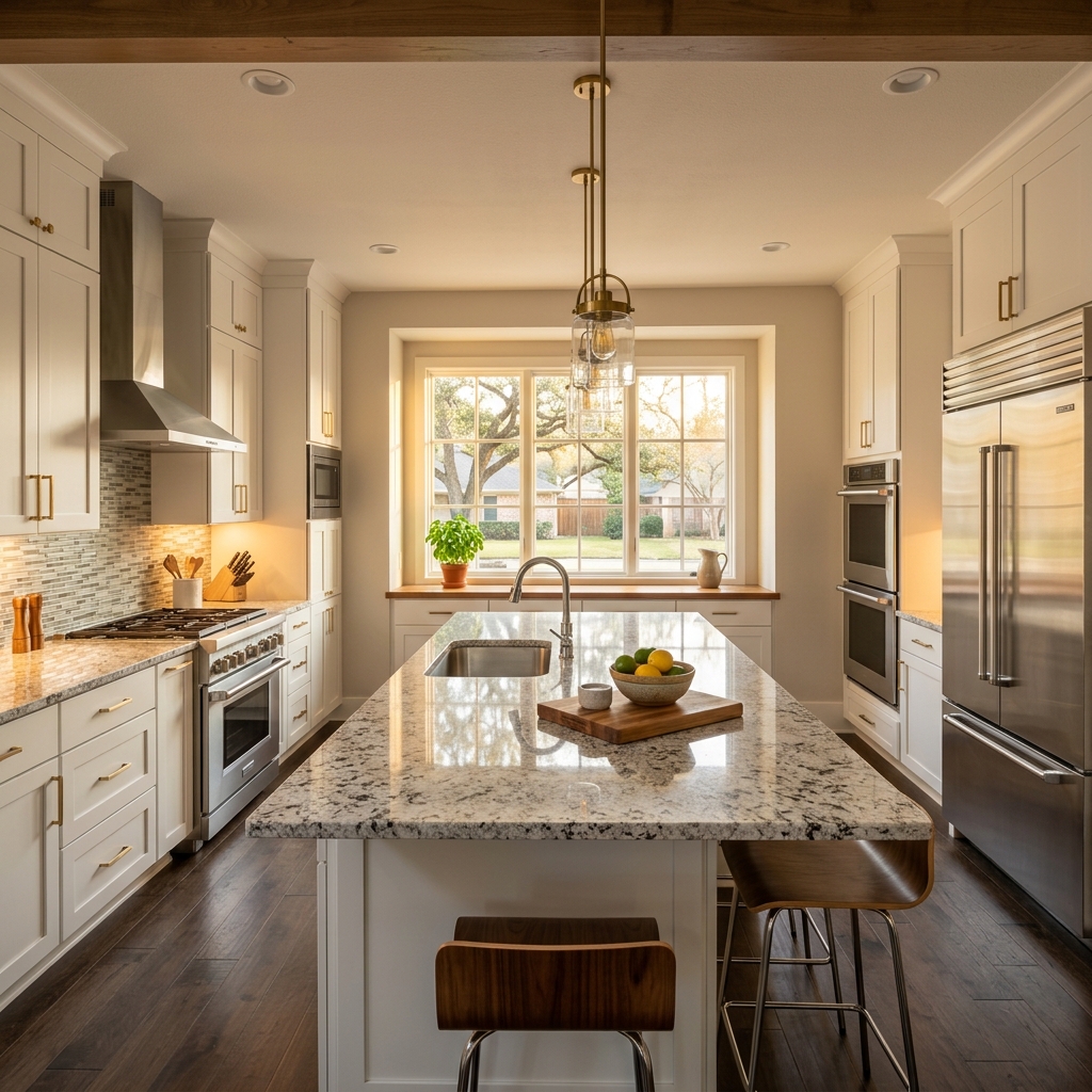 Nava Granite — Modern Kitchen Remodel in Houston